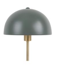 Zelená stolová lampa s detailmi v zlatej farbe Leitmotiv Bonnet