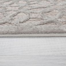Flair Rugs , Kusový koberec Piatto Argento Silver kruh – na von aj na doma, 160x160 (priemer) kruh, béžová, chodba / predsieň