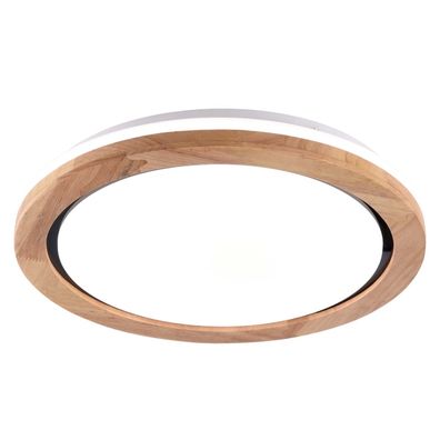 LED Kúpeľňové stropné svietidlo DAREK LED/24W/230V pr. 39 cm IP44 dub