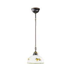 Kolarz 731.30.129 - Luster na lanku NONNA 1xE27/75W/230V pr. 30 cm citróny