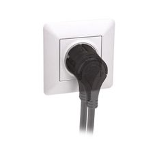 Solight 5B142 − Zásuvka SLIM PUSH, biela