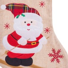 Látková vianočná pančucha Santa Claus – Casa Selección