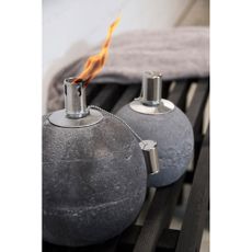 Betónová olejová lampa (výška 16 cm) – Esschert Design