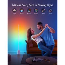 Govee - LED Stojacia lampa Lyra Smart RGBICWW 2200-6500K Wi-Fi + diaľkové ovládanie