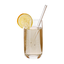 TEMPO-KONDELA SNOWFLAKE DRINK, poháre na vodu, set 4 ks, s kryštálmi, 460 ml