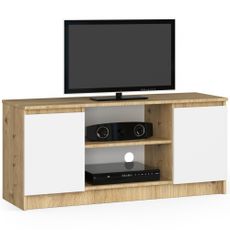 Ak furniture TV stolík Tonon 120 cm dub artisan/biely