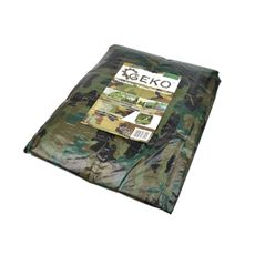 Krycia plachta nepremokavá v maskovacom vzore s rozmermi 5,49 x 10 metrov, GEKO G70616