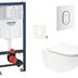 Závesný wc set do ľahkých stien / predstenová montáž Swiss Aqua Technologies Infinitio SIKOGRSIN11ASH0