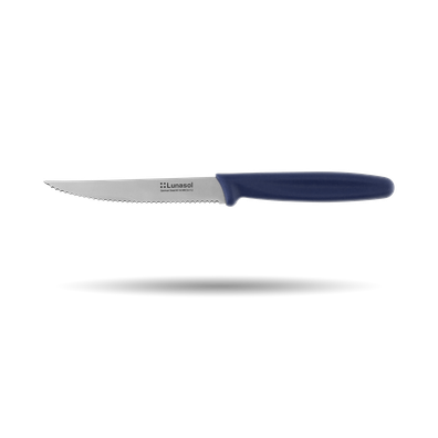 Steakový nôž so zúbkovanou čepeľou - Master Blue - 105643