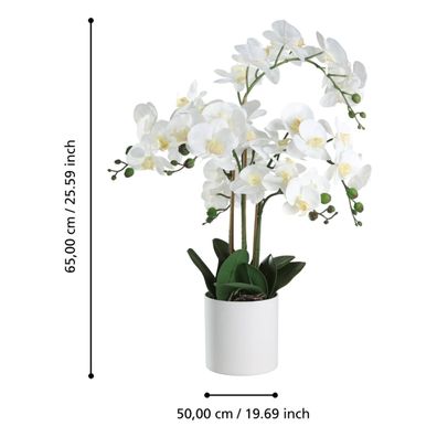 Eglo 428024 - Umelá rastlina v kvetináči HYUGA 65x50 cm orchidea