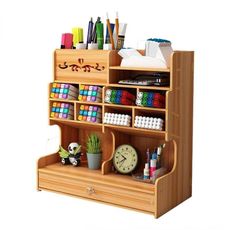 DIY organizér na písacie potreby tmavé drevo B18 Tmavé drevo