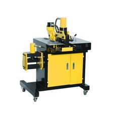 Hydraulické zariadenie na rezanie, ohýbanie a dierovanie prípojníc HHM-200H