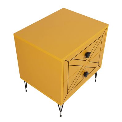 Nočný stolík Luna Yellow