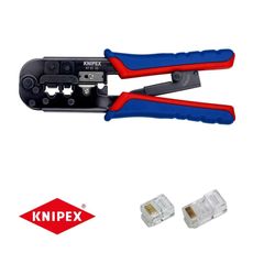 Krimpovacie kliešte na západné konektory 190 mm Knipex 97 51 10