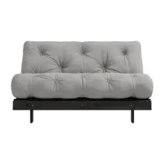 Sivá rozkladacia pohovka 140 cm Roots Black Night – Karup Design
