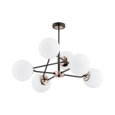 Luster na tyči SAGITO 6xE14/10W/230V zlatá