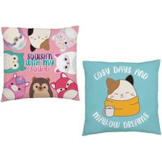 Obojstranný vankúš Squishmallows - 40 x 40 cm