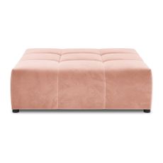Ružový zamatový modul pohovky Rome Velvet - Cosmopolitan Design
