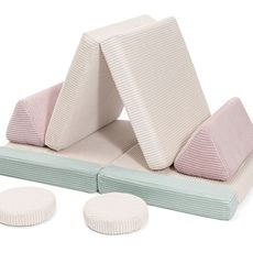 SHAPPY Skladacia penová pohovka SOFA MINI z menčestra Zvoľte farbu: Viacfarebná