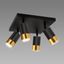 Luster PUZON SPT GU10 4D BLACK/GOLD 04129 LS4