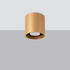 Sollux Sl.1180 - Bodové svietidlo ORBIS 1xGU10/10W/230V zlatá