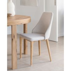Béžová jedálenská stolička Rosie – Kave Home