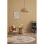 Béžový detský koberec ø120 cm Paws Light Beige – FD