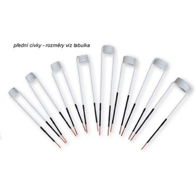 Priama indukčný cievka pre ohrev DHI-15 / Vnútorný priemer 38 mm / 1kus