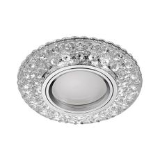 71095 - Podhľadové svietidlo ELEGANT GLASS FIX 1xGU10/50W+LED/3W 4000K