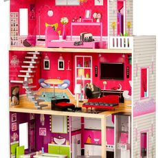 ECOTOYS Drevený domček pre bábiky Rezidence Malibu Eco Toys