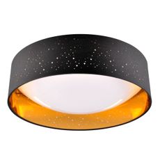 LED Stropné svietidlo TULUZA LED/24W/230V pr. 40 cm čierna