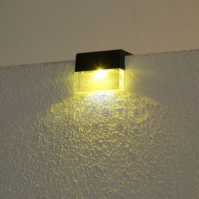 Immax 08501L - SADA 2x LED RGB Solárne nástenné svietidlo LED/1W/1,2V 3500K IP65