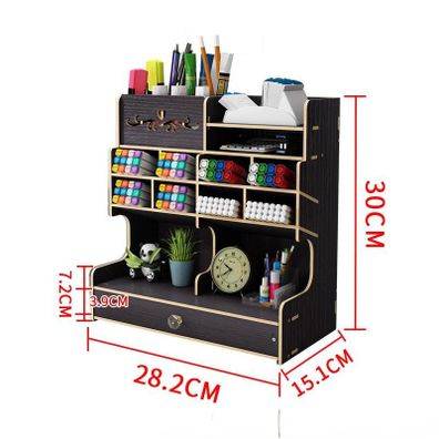 DIY organizér na písacie potreby čierny B18 Čierna