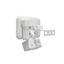 Panlux LED reflektor s PIR senzorom Vana S Evo biela, IP65, 30 W