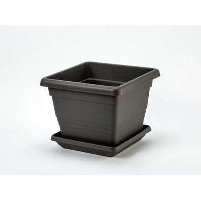Plastia Podkvetináč Lotos 60 x 60, antracit