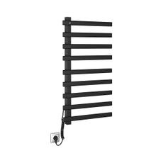 Sapho - Elektrický sušiak na uteráky ELCOR 128W/230V 92 cm matná čierna ľavá