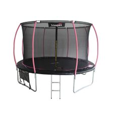 LEAN Sport Trampolína LEAN Sport Max 426 cm -  čierno-ružová