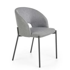 Stolička K373 tkanina/kov popol 51x57x77