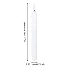 Eglo 422226 - SADA 2x LED Sviečka ANDRAFIABE LED/1xAAA 25 cm biela