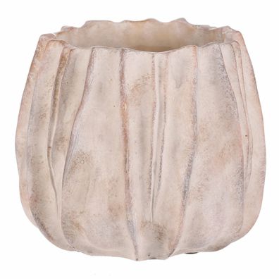 Betónový obal na kvetináč M1, béžová, 22 x 18 cm, 22 cm