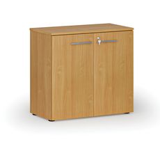 Kancelárska skriňa s dverami PRIMO WOOD, 740 x 800 x 420 mm, buk