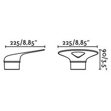 FARO 71223 - LED Vonkajšie nástenné svietidlo LOTUS LED/18W/230V IP65