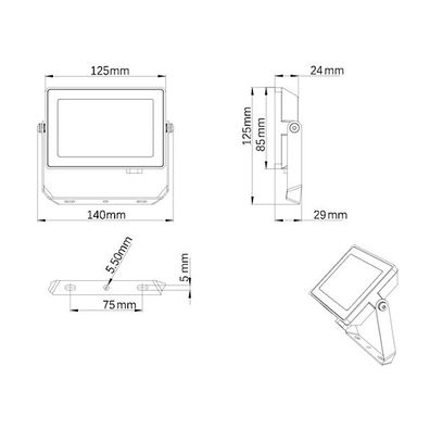 Philips - LED Vonkajší reflektor PROJECTLINE LED/20W/230V IP65 3000K