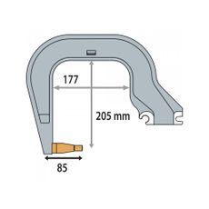 Náhradné rameno pre VAS GYS typ C3 - izolované