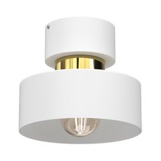 Stropné svietidlo MARTI 1xE27/15W/230V biela/zlatá