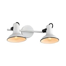 Prezent 75474 - Nástenné bodové svietidlo ANDORA 2xE14/40W/230V biela