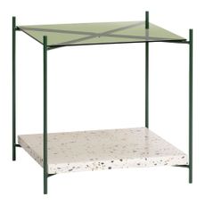 Sklenený odkladací stolík 42x42 cm Niche – Hübsch