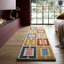 Flair Rugs koberce Ručne všívaný behúň Illusion Retro Blocks Multi - 60x230 cm