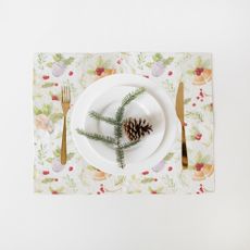Vianočné ľanové prestieranie Linen Tales Merry, 40 x 35 cm
