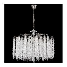 Luster na reťazi 7xE14/60W/230V pr. 54 cm lesklý chróm